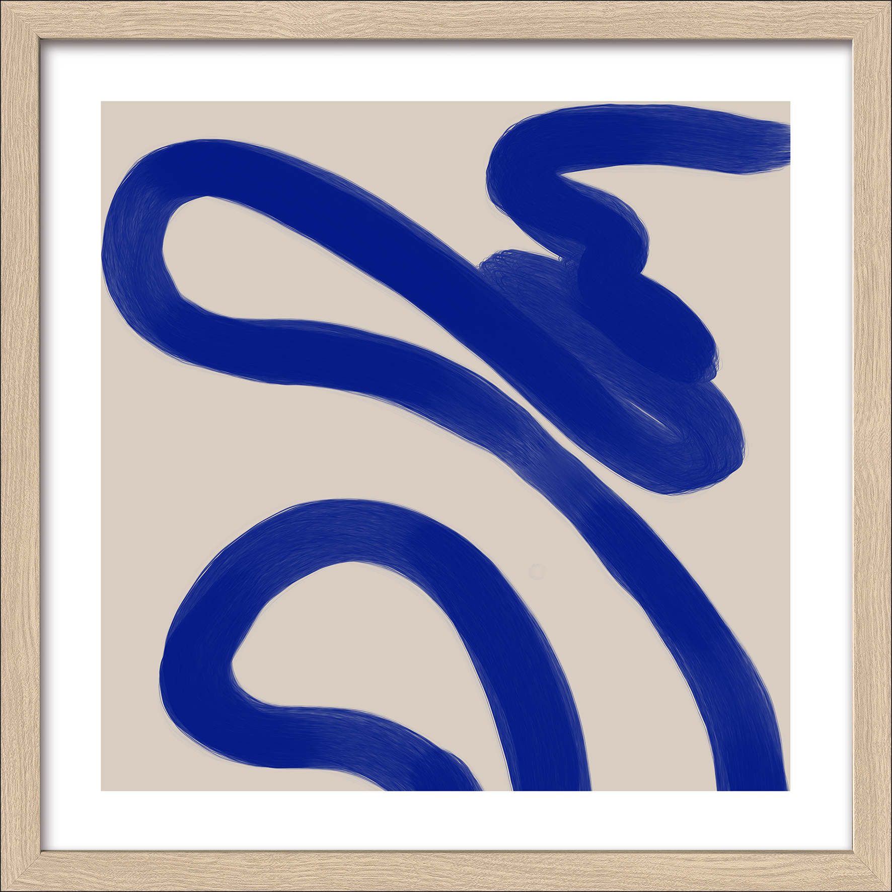 PRO ART Framed-Art Slim Scandic 33x33cm Abstract Shapes And Lines II