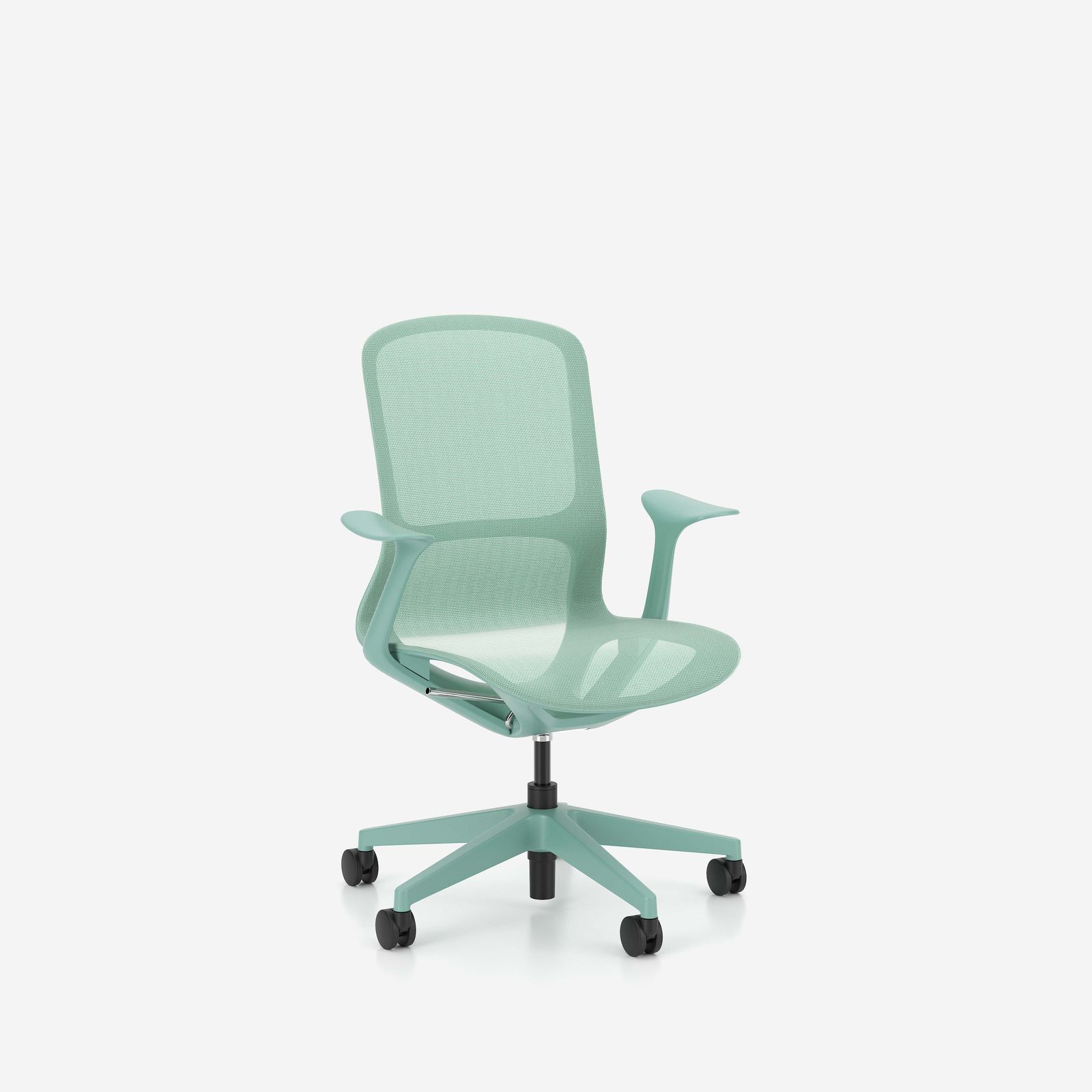 Nowy Styl Drehstuhl AIRI in Netzgewebe Mesh green, Stuhl, Mobiliar