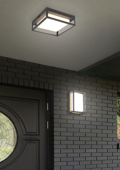 Trio LED-Deckenleuchte WITHAM in anthrazit