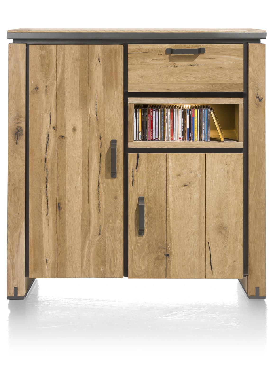 Henders & Hazel Highboard Eiche Farmland in Railway brown