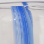 Boltze Vase Azul H: 20 cm AZUL in Glas blau/transparent