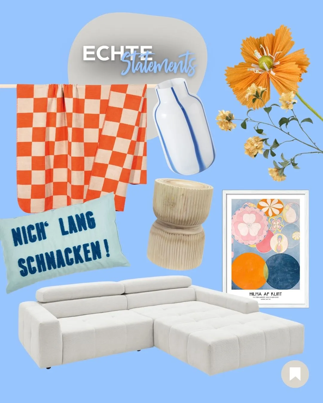 17966901065904564 Mehr Farbe. Mehr Gefühl. Mehr du. 💙🧡 Dieser Look bringt sofort gute Laune in dein Zuhause – mit klarer Basis und mutigen Akzenten, die einfach wirken. Das Beste: Du kannst den gesamten Style ganz easy nachshoppen. ✨ Softer Komfort trifft auf starke Details ✨ Farben, die Energie geben ✨ Ein Look, der bleibt Jetzt entdecken & dein Zuhause neu fühlen. #begeistern #wohnen #buss #oldenburg #wiesmoor #herbartgang #shopthelook #Wohninspiration #InteriorGoals