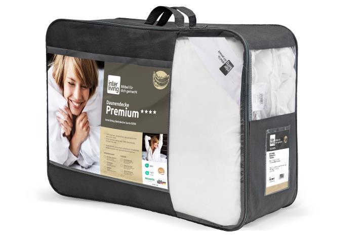 Interliving Aussenstegdecke IL-9204 ca. 155x220cm in weiß, Warm