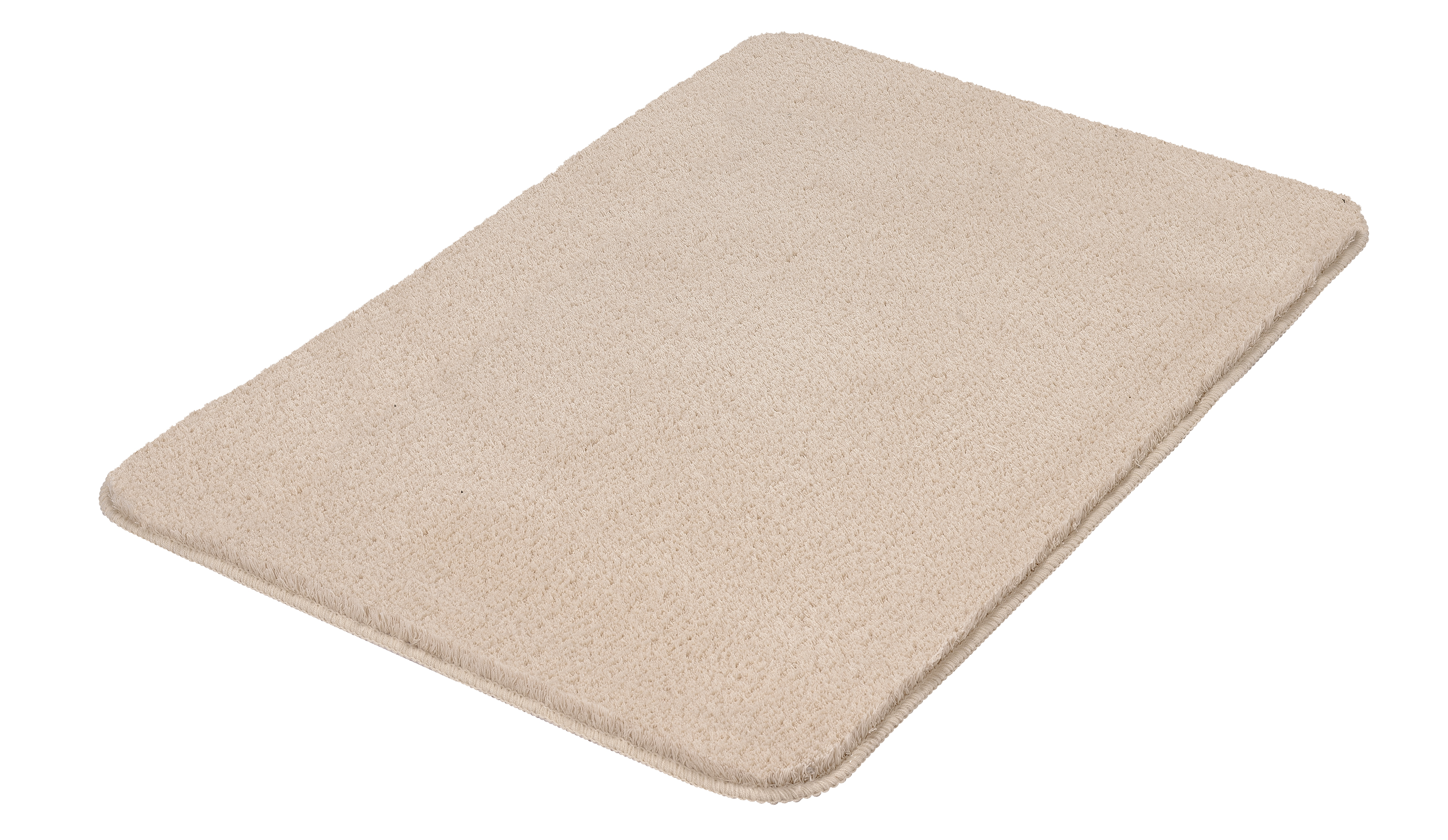 Kleine Wolke Badteppich MARCO ca. 60x90cm in Farbe Sandbeige