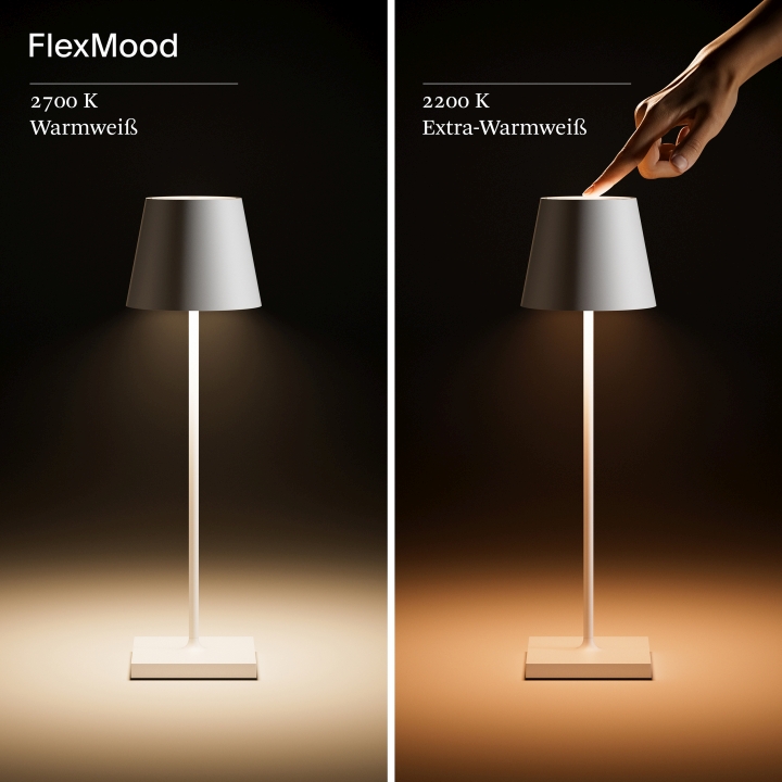 Sigor LED-Akku-Tischleuchte Nuindie in Farbe pflaumenblau, dimmbar Sigor LED-Akku-Tischleuchte Nuindie in Farbe pflaumenblau, dimmbar