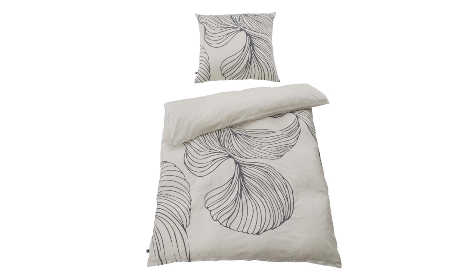 Interliving Bettwäsche IL-9129 ca. 135x200cm in Farbe Beige