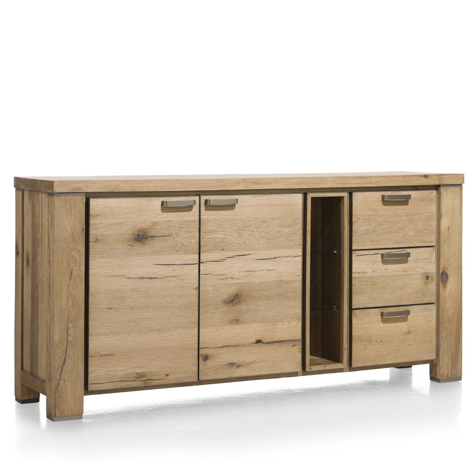 Habufa Sideboard CANOVA in Railway brown