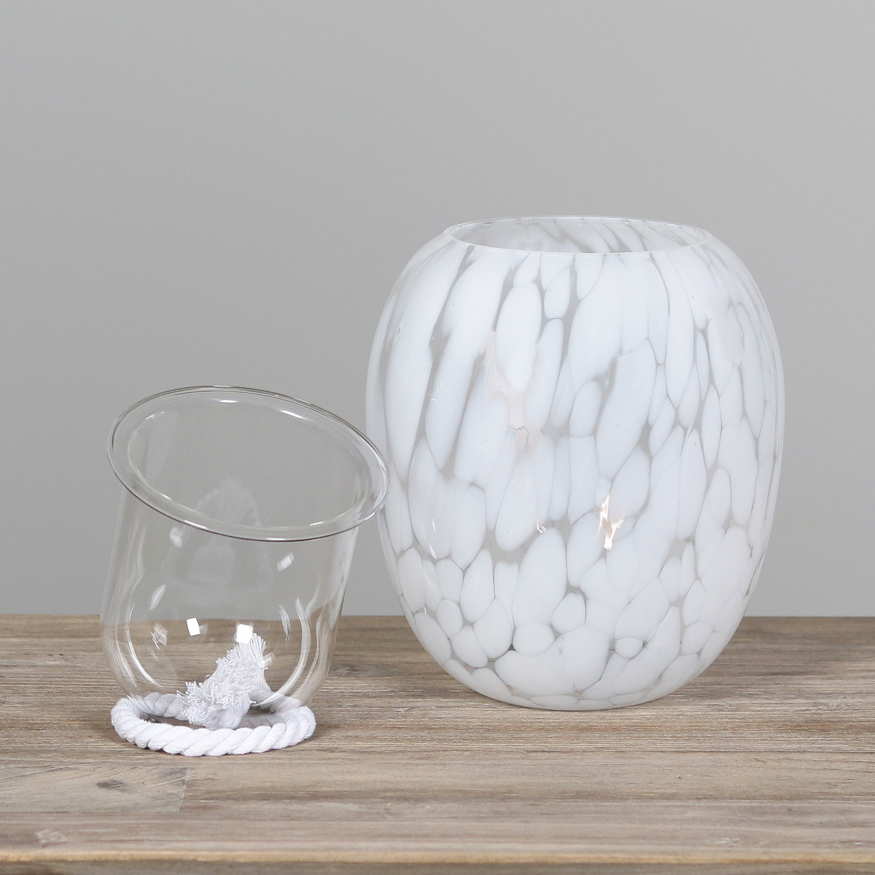 DPI Glasvasen in Farbe white, Krug, Glas, Töpferei, Porzellan, Lampe