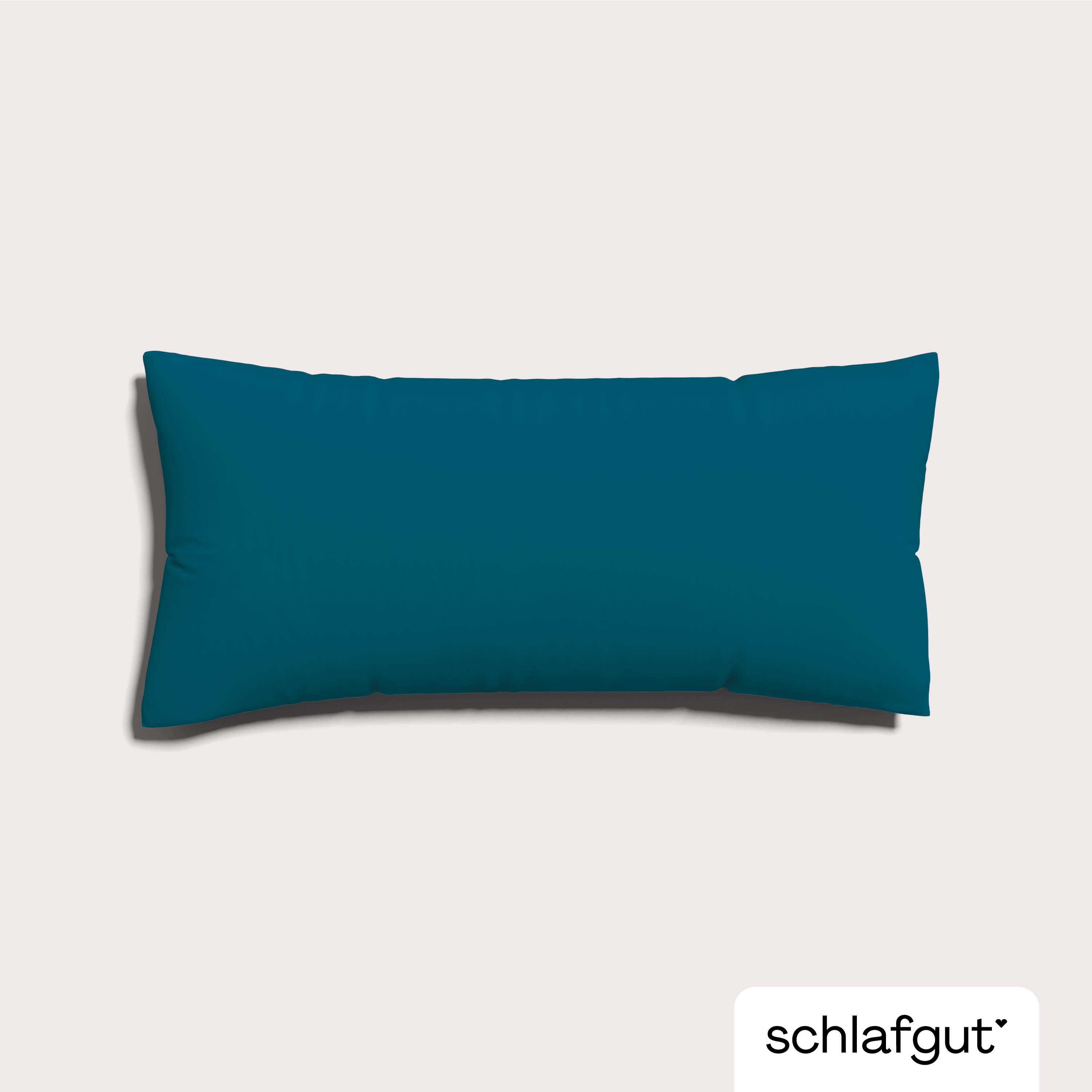 Schlafgut Kissenbezug 40x80 cm KISSENBEZUG in petrol deep Schlafgut Kissenbezug 40x80 cm KISSENBEZUG in petrol deep, Kissen, Cord, Teal, blaue Farbe, rechteckig