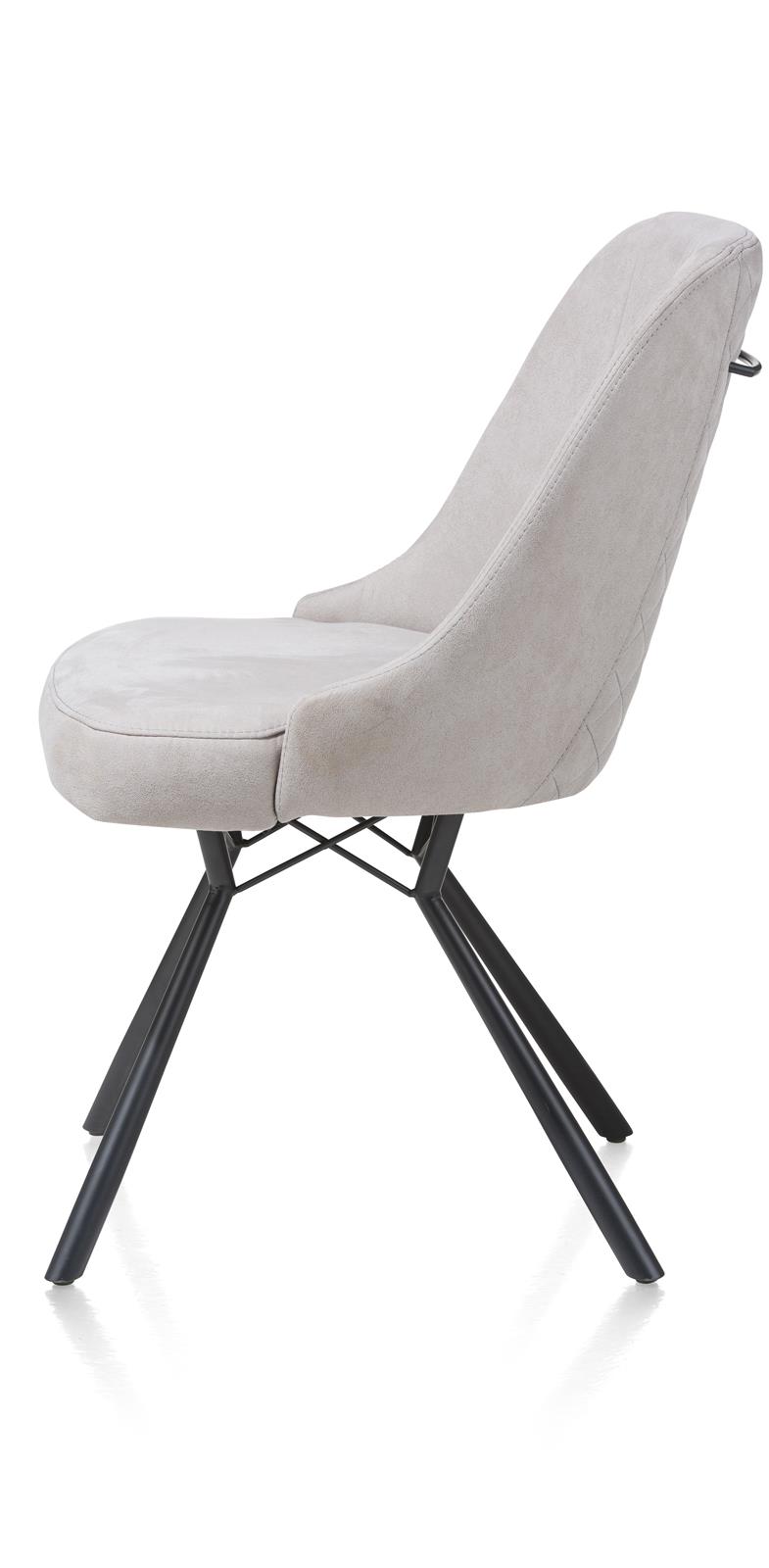 Habufa Stuhl 2er-Set EEFJE in Stoff Kibo hellgrau PG2, Moebel, Stuhl