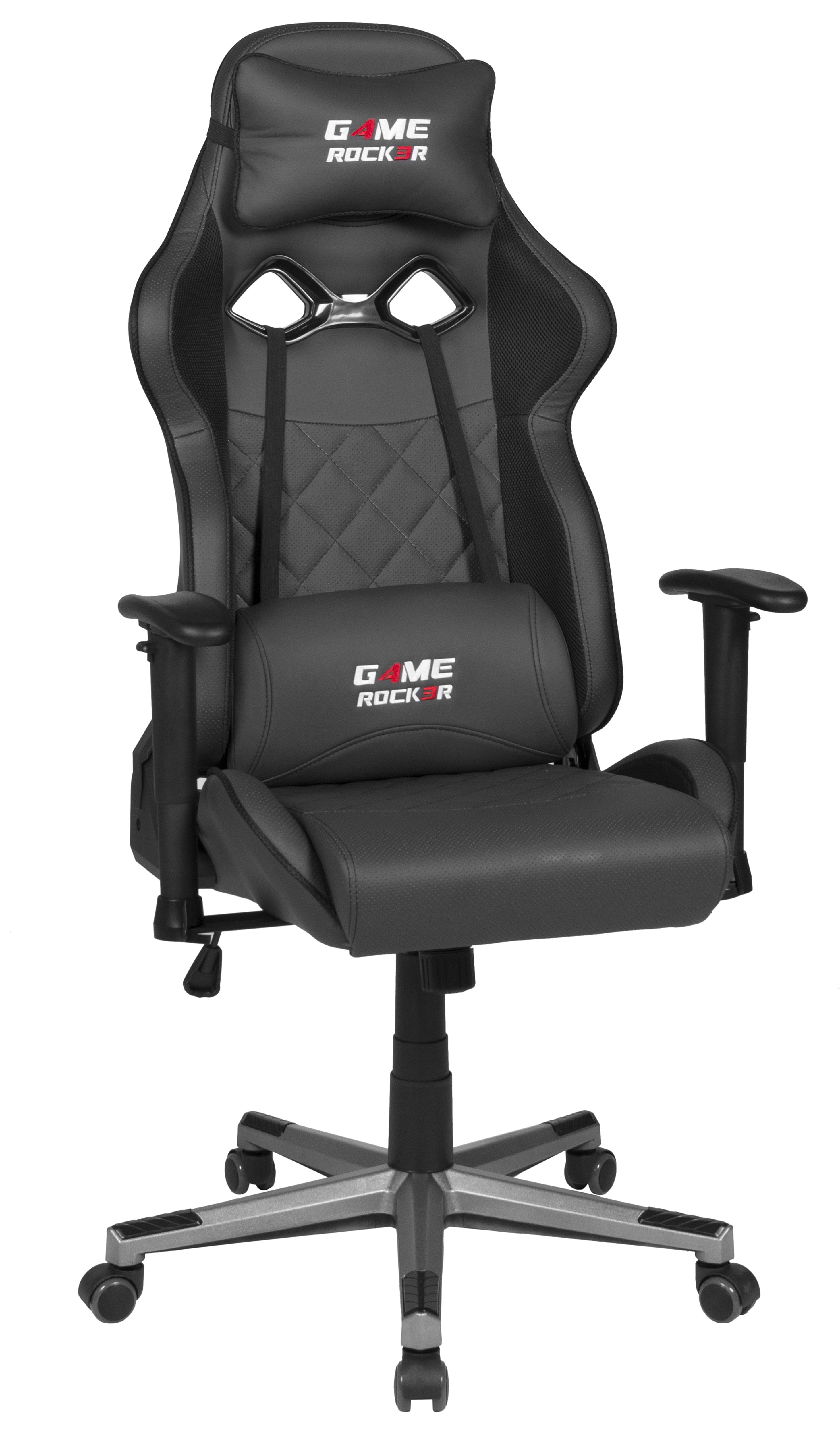 Duo Collection Chefsessel GAME-ROCKER G20 in Stoff Lederoptik/Netzstoff