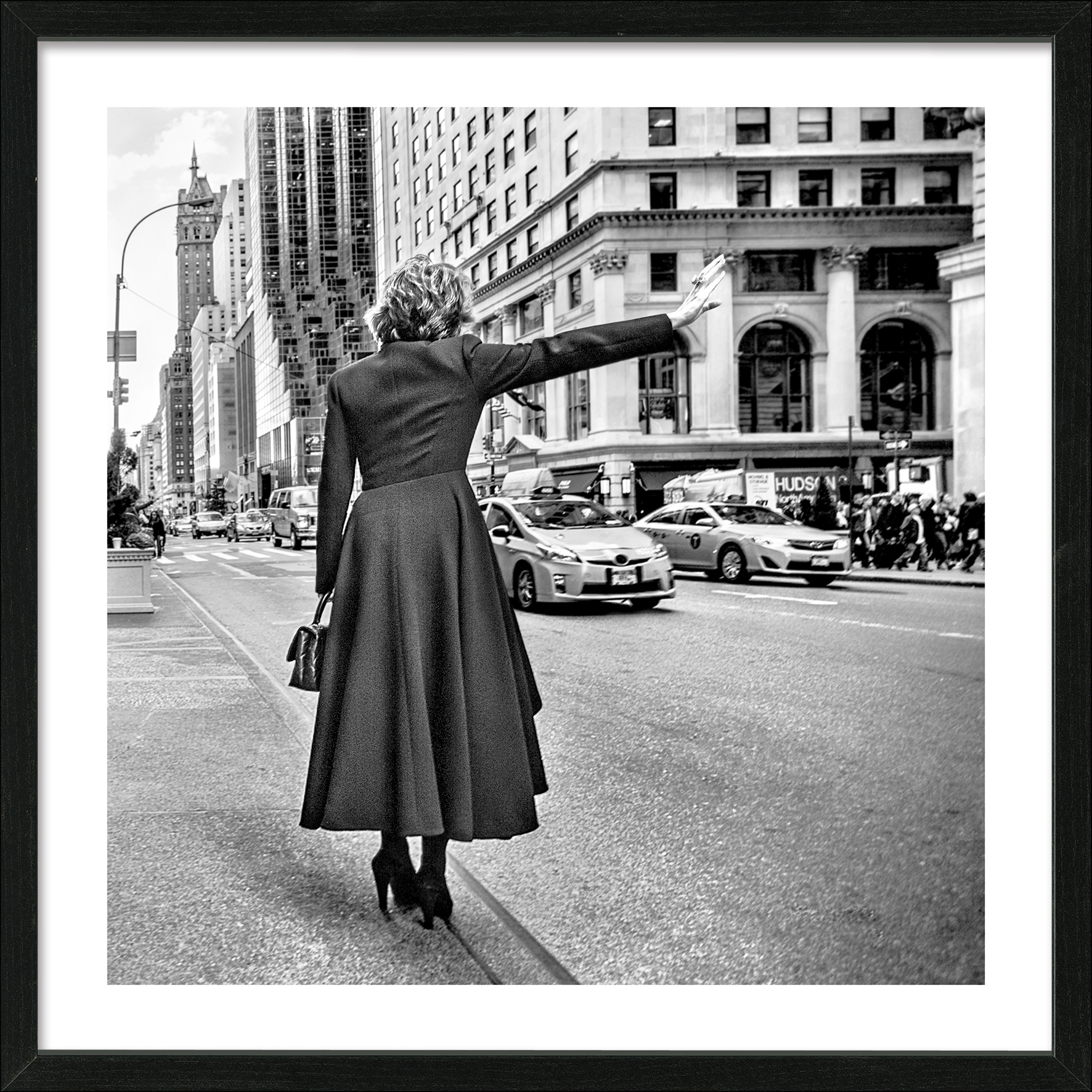 PRO ART Framed-Art Slim Scandic 53x53cm Call A Taxi