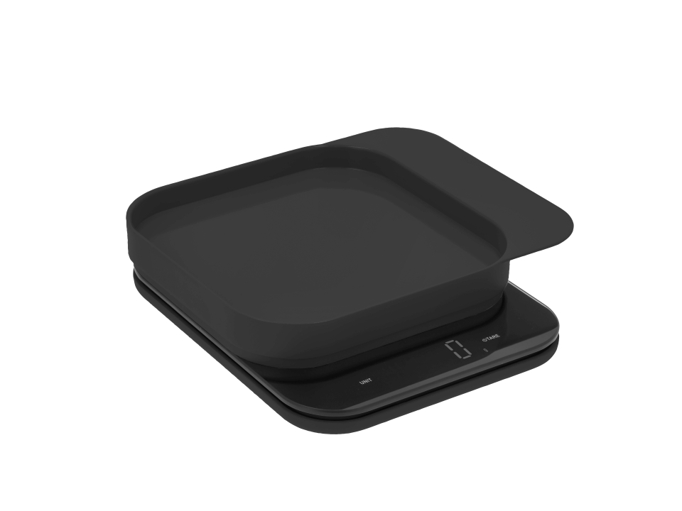 F&H Küchenwaage ROSTI MENSURA in Farbe Schwarz