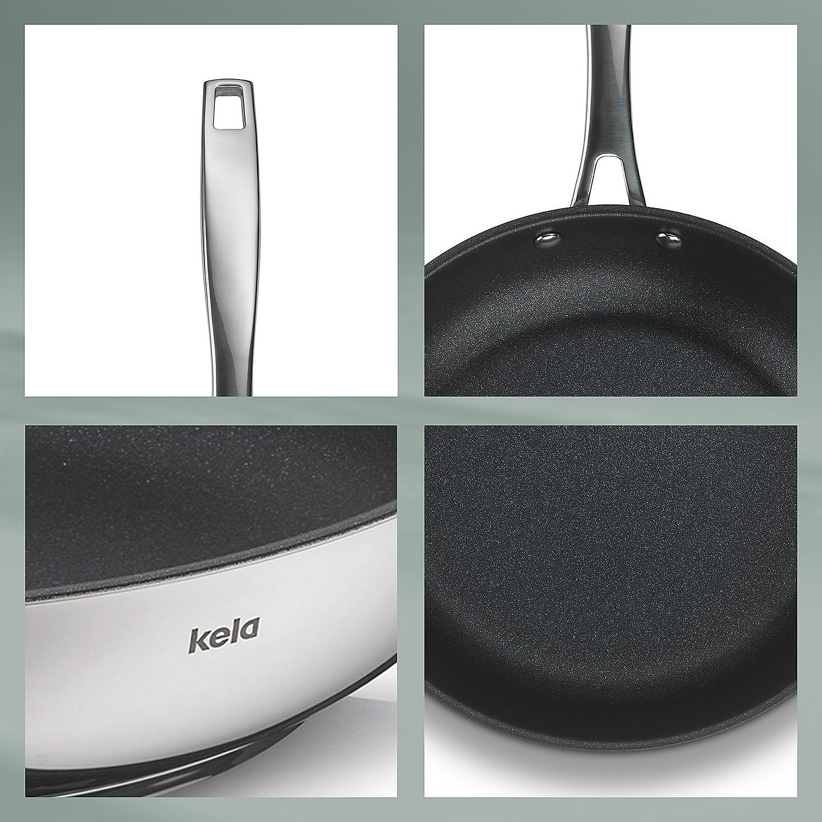 Kela Bratpfanne Flavoria FLAVORIA in Durchmesser ca. 28cm, Kochtopf, Kochgeschirr, Bratpfanne