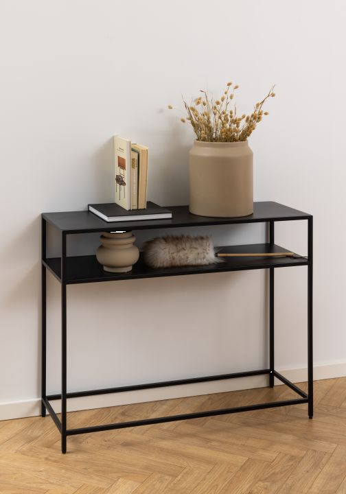 Actona Konsolentisch NEWCASTLE in Metall schwarz matt