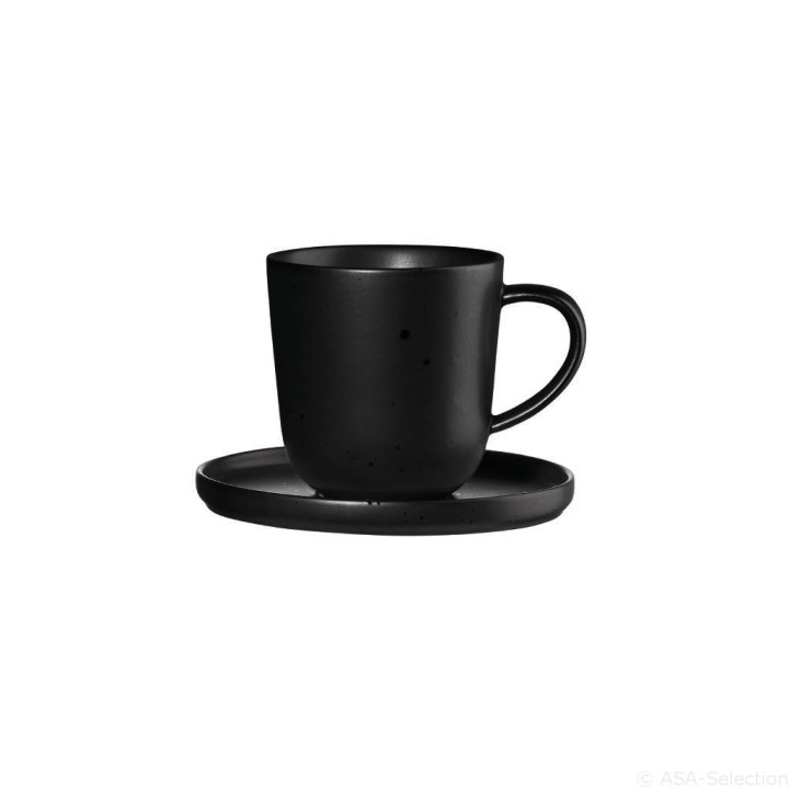 ASA Selection Espressotasse Coppa in Farbe schwarz matt
