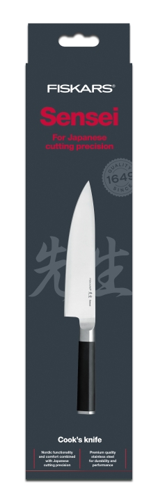 Fiskars Santoku-Messer SENSEI 16,5cm in Farbe Black/White