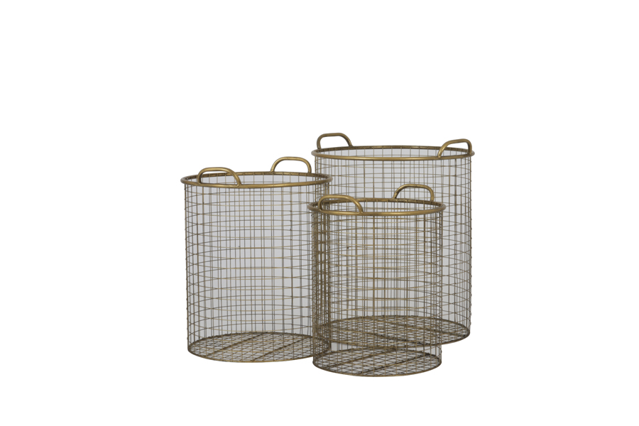 Light & Living Korb PERLIS in Bronze
