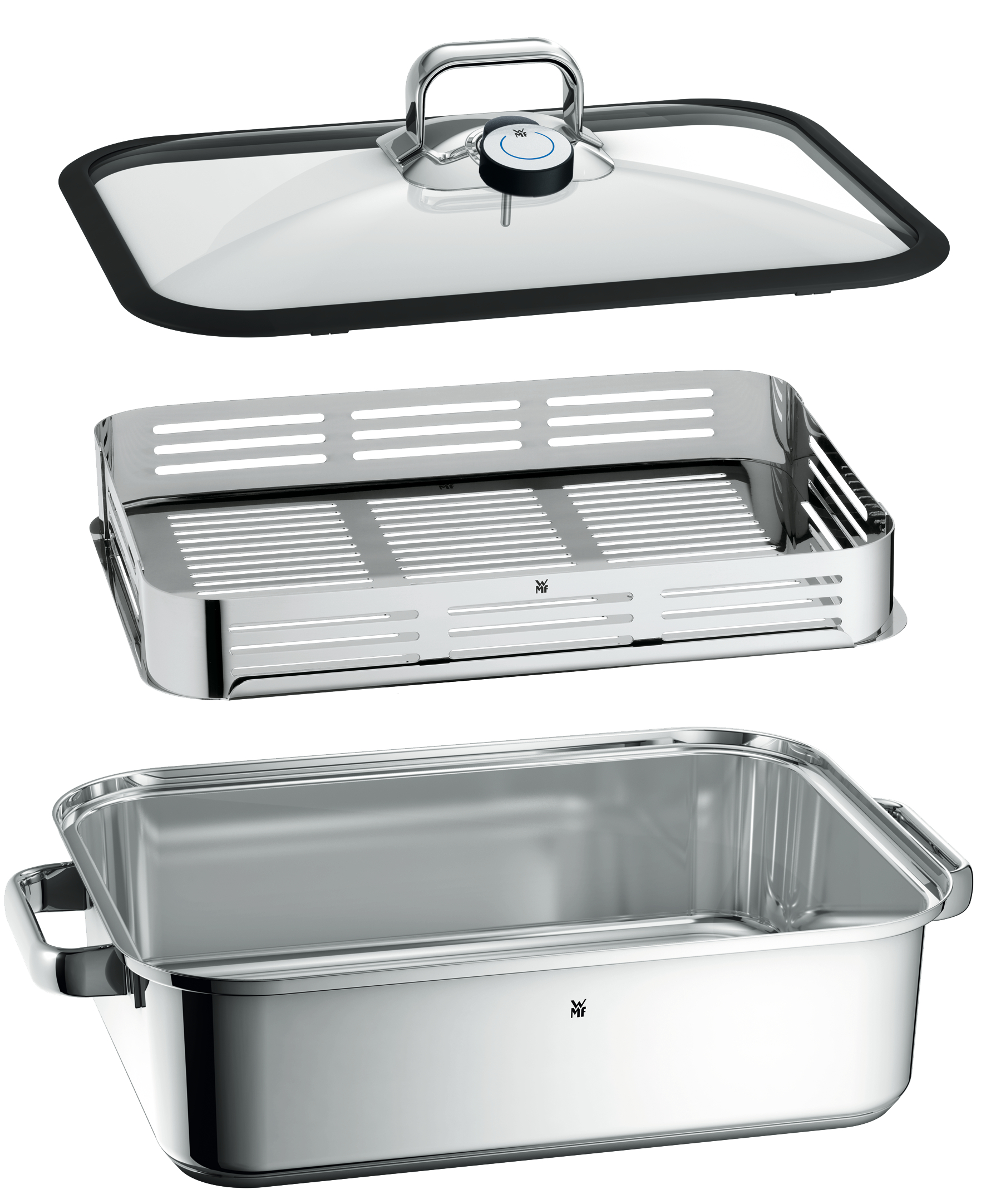 WMF Vitalis Aroma-Dampfgarer 6,5 L in Edelstahl