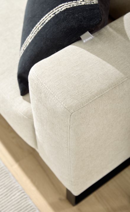 Musterring Polsterecke JustB! ca. 290x308cm in Stoff Yelda natur, beige, Sofa, Armlehne, Stoff, Kleidung?