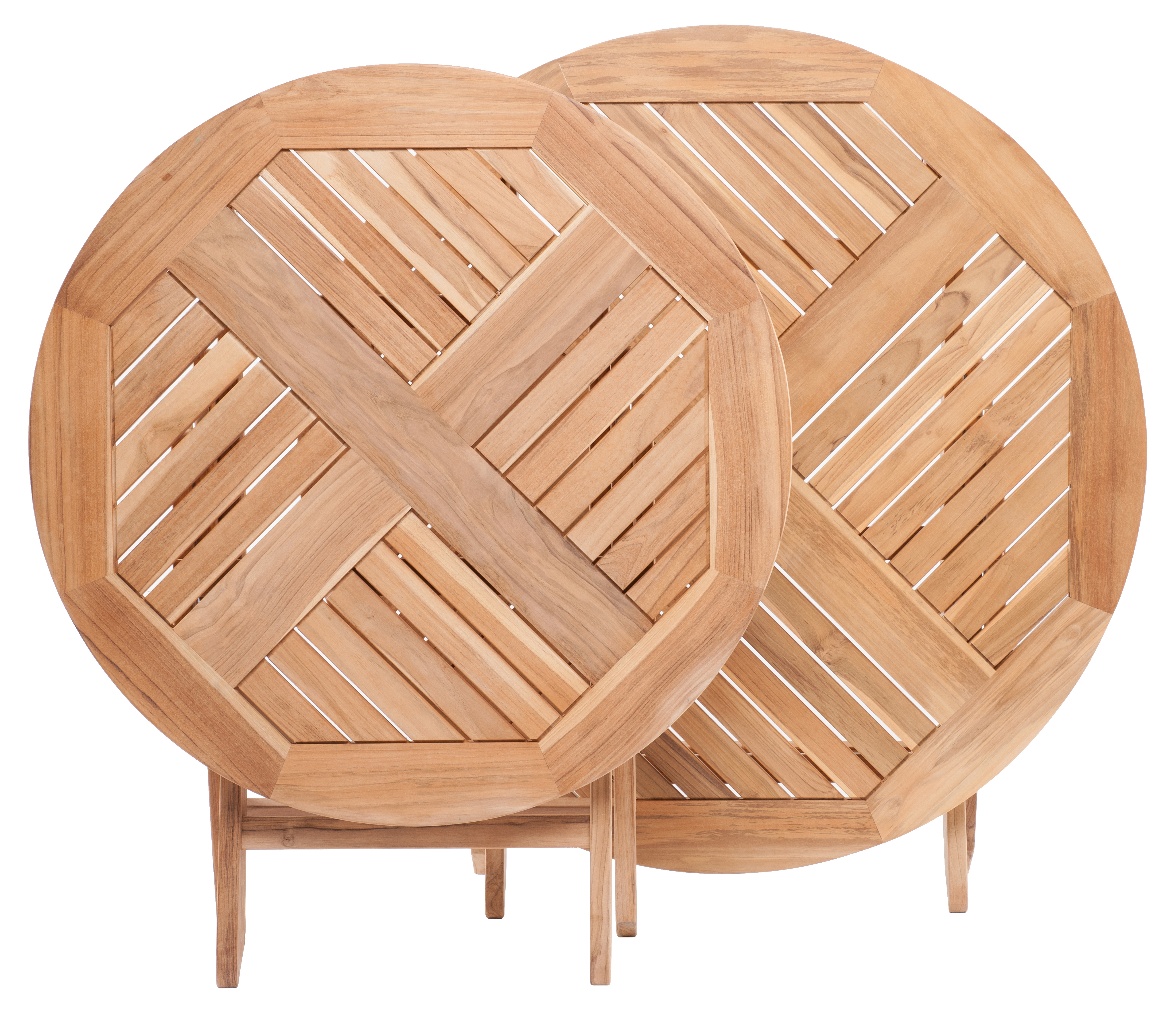 Tisch POKER Ø ca. 110cm in Teak