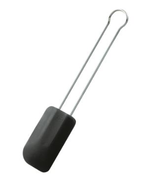 Rösle Teigschaber schwarz 26cm in Farbe schwarz, Schlüsselanhänger, Pinzette, Magnetclip, Ausrüstung, Schwarz