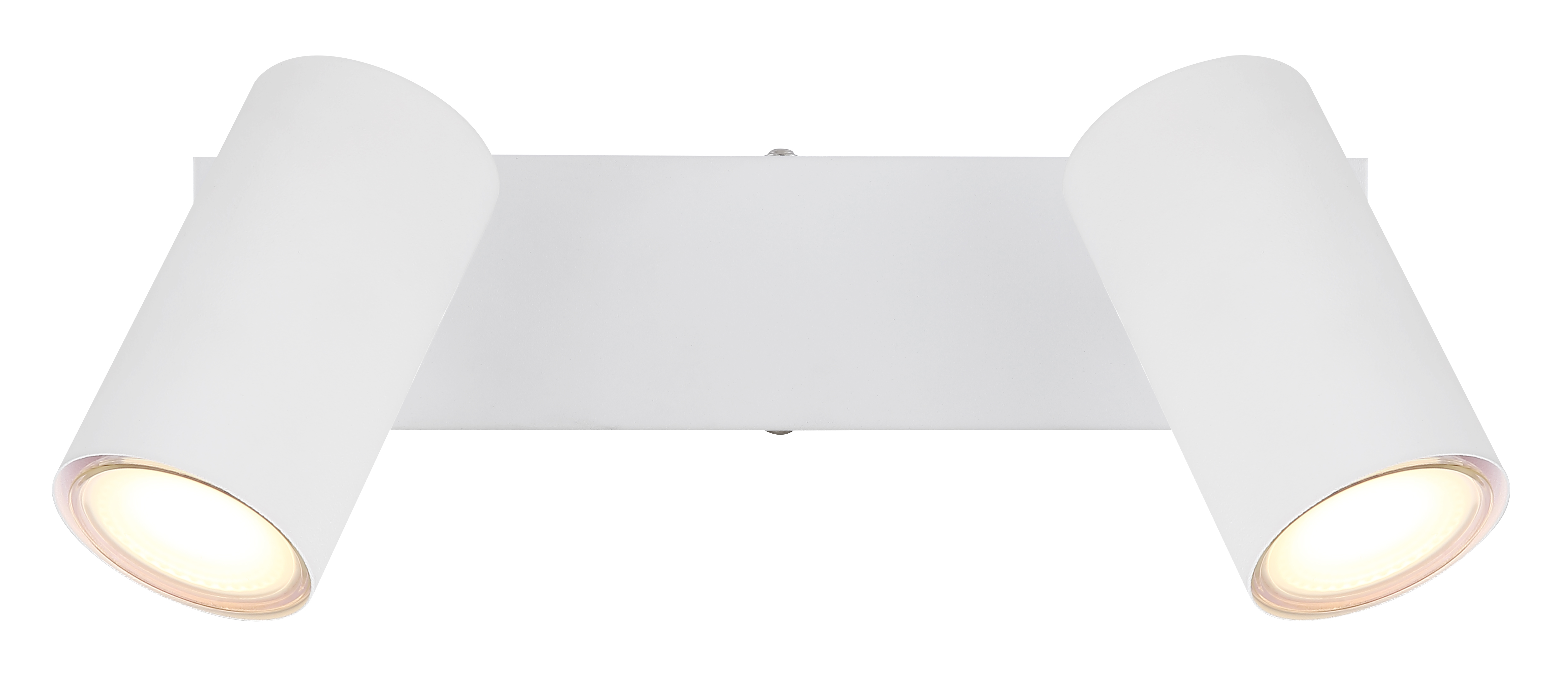 Strahler in Metall weiß Strahler in Metall weiß, Wandlampe, Deckenleuchte, zwei Spotlight, weiß, Metall