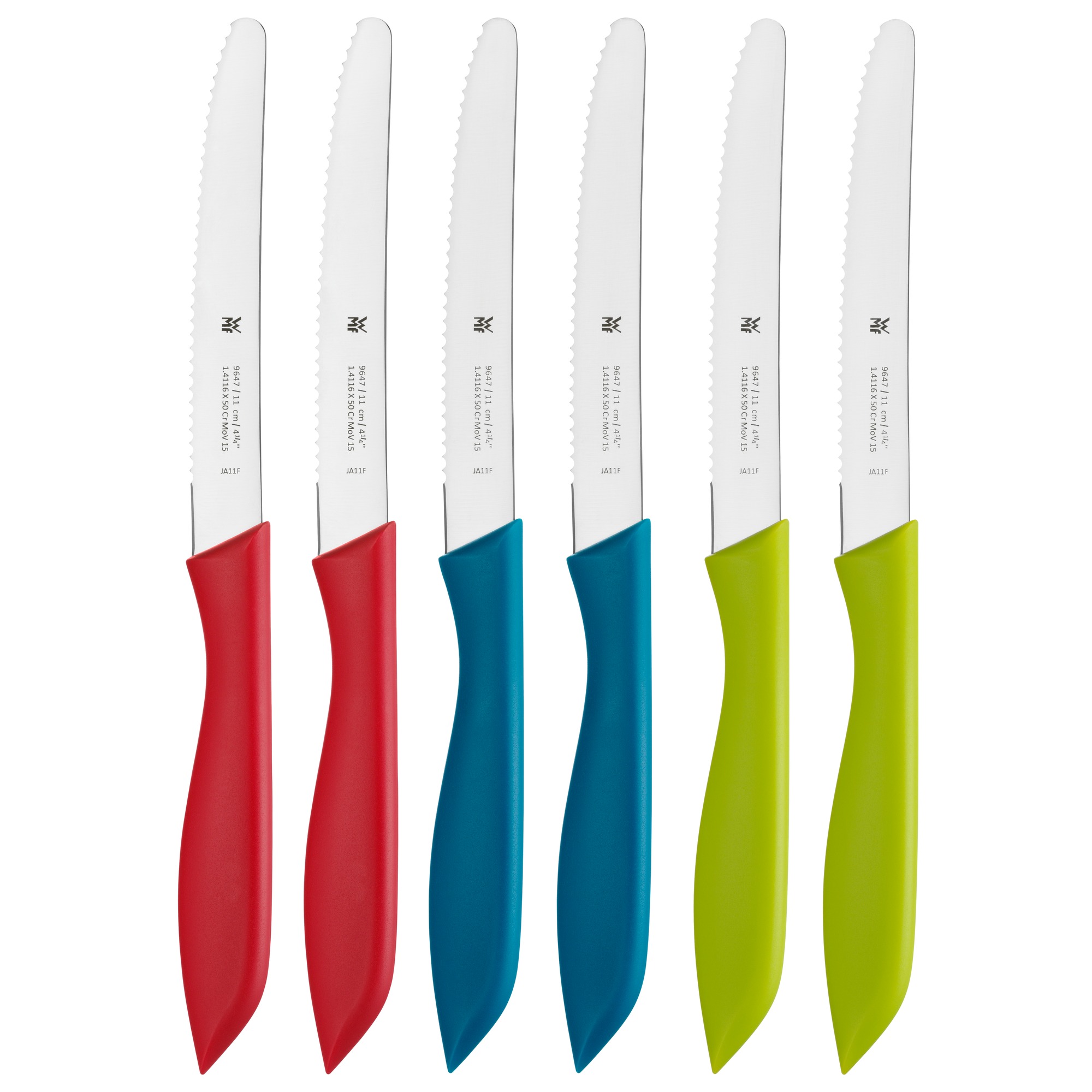 WMF Vespermesser-Set, 6-teilig in bunt