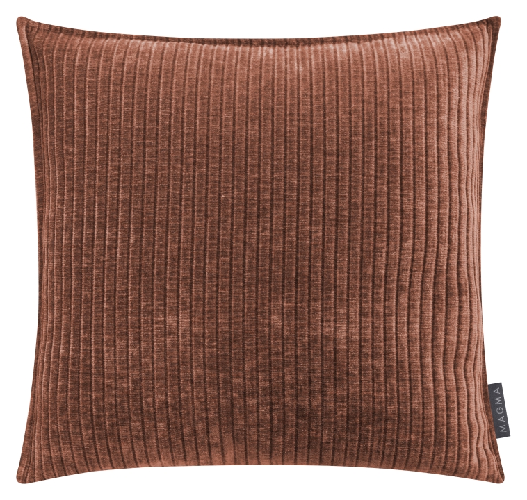 Magma Heimtex Kissenhülle VIALE ca. 45x45cm in Farbe kupfer