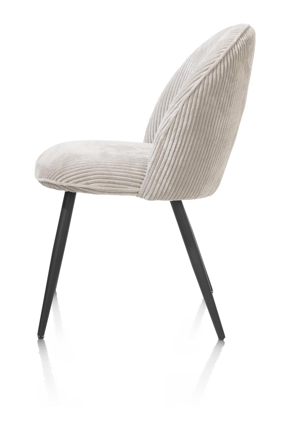 Habufa Stuhl ca. B52 H85 T63 cm in Stoff Rivas charcoal