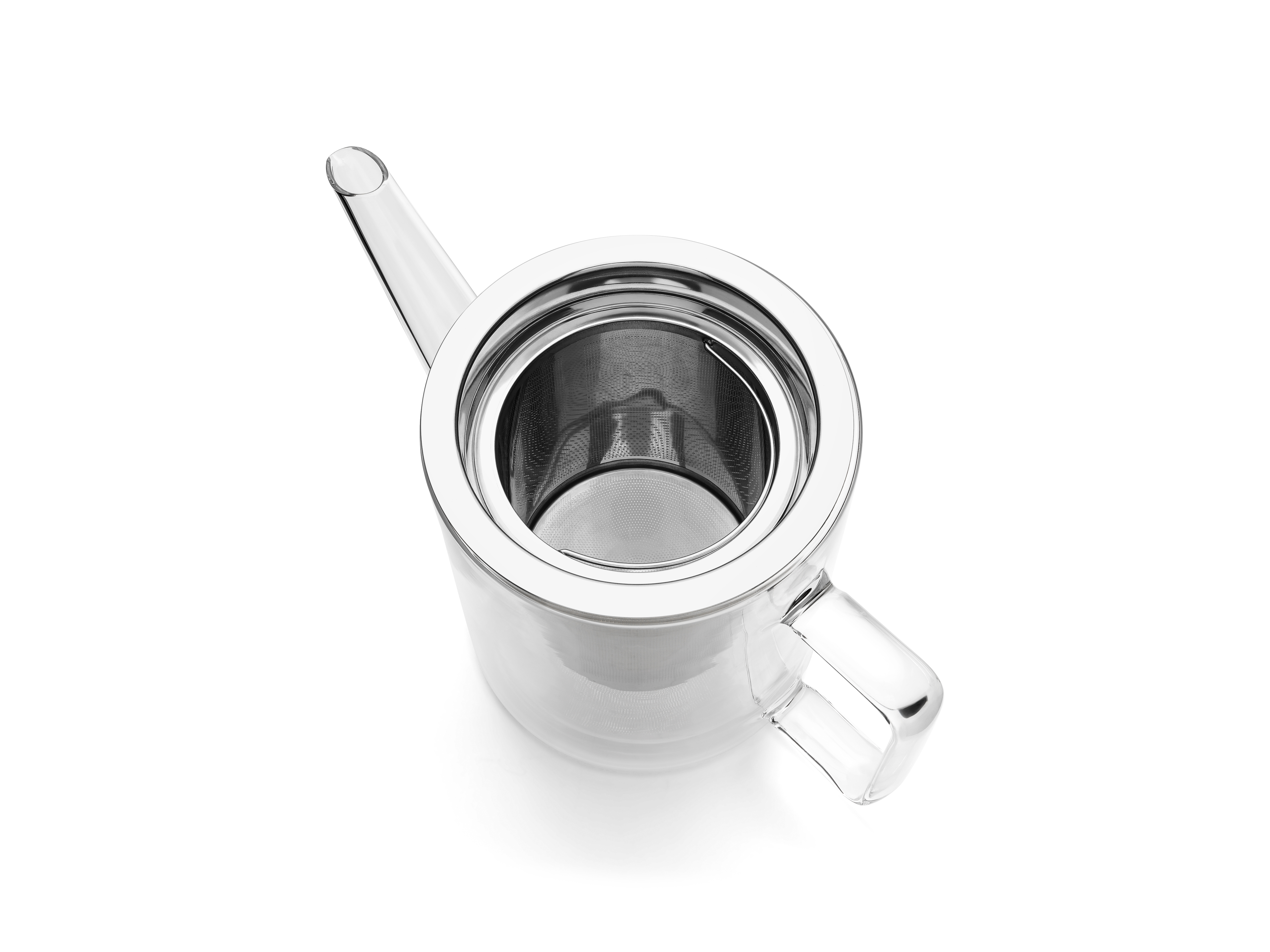 Bredemeijer Teekanne Duo San Remo 1 Liter in Farbe transparent poliert