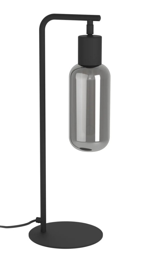 Eglo Leuchten LED-Tischleuchte MAIONE in Farbe schwarz, Lampe, Tischleuchte, Glasvorrichtung, Kunststoff, schwarz