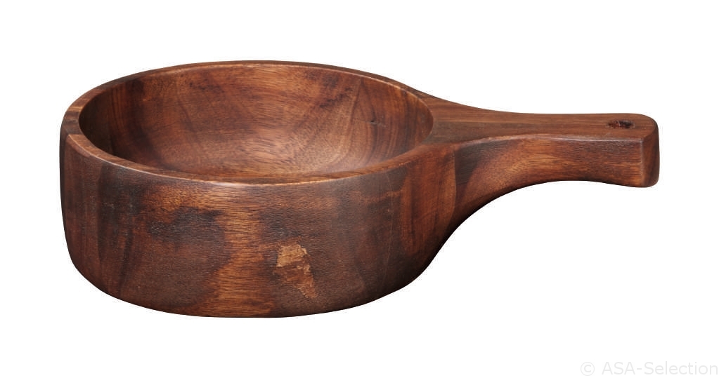 ASA Selection Holzschale Wood in Farbe braun