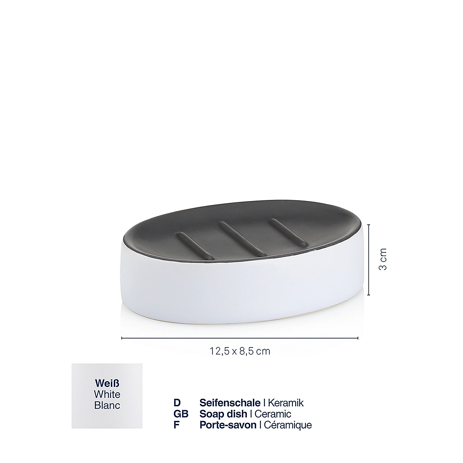 Kela Seifenschale Matsi weiß MATSI in 