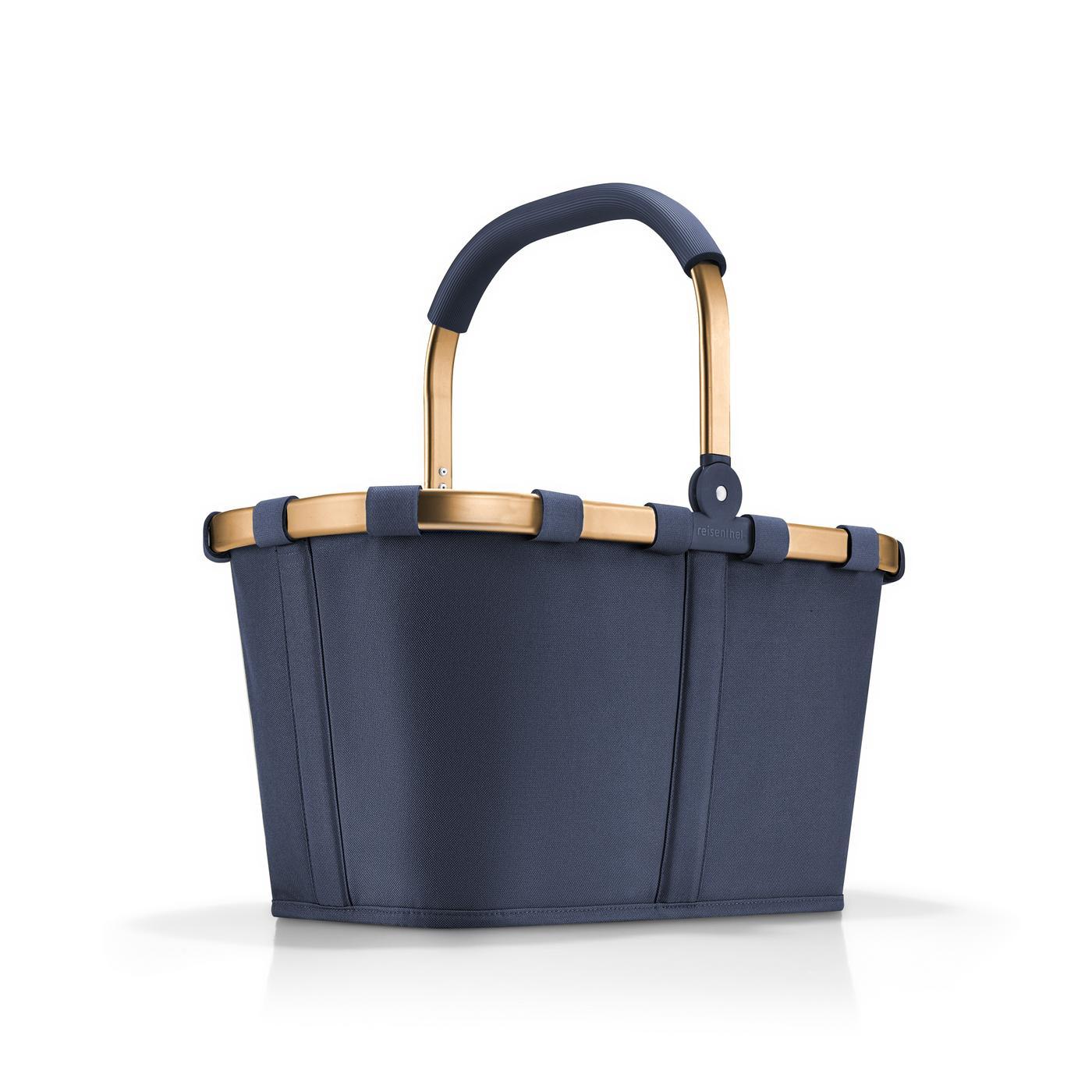 Reisenthel CARRYBAG in Farbe midnight gold Reisenthel CARRYBAG in Farbe midnight gold, handtasche, Canvas, Damentaschen, Navy Blau, Holzgriff