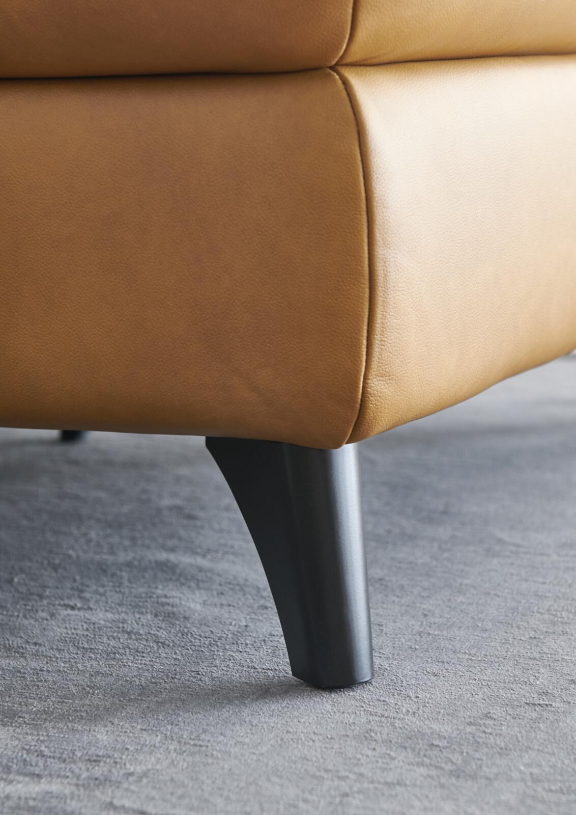 Polsteria Polstereckgruppe RELAXA 6.0 PLUS PSG XC ca. 276x239cm in Leder Evita dijon