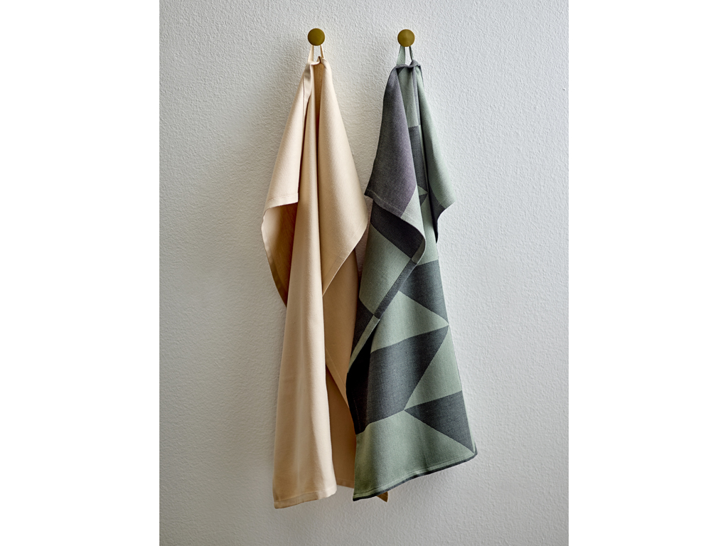F&H Geschirrtuch TWIST in Farbe Grün