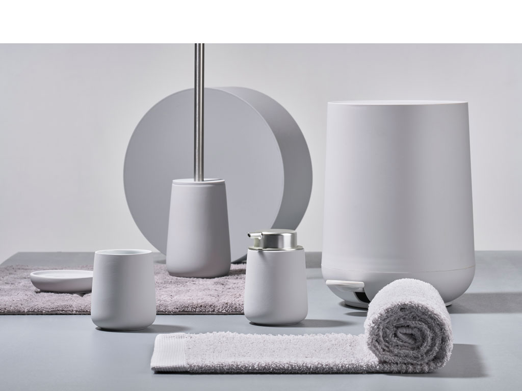 Zone Denmark Zahnbürstenbecher 8 cm in Farbe soft grey