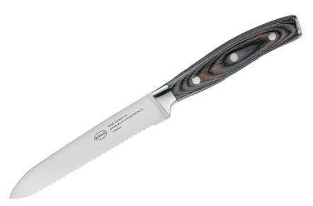 Rösle Universalmesser 13cm in Farbe silber, Kochmesser, Apfelmesser, Klingel, Griff-Holz, Stahlklinge