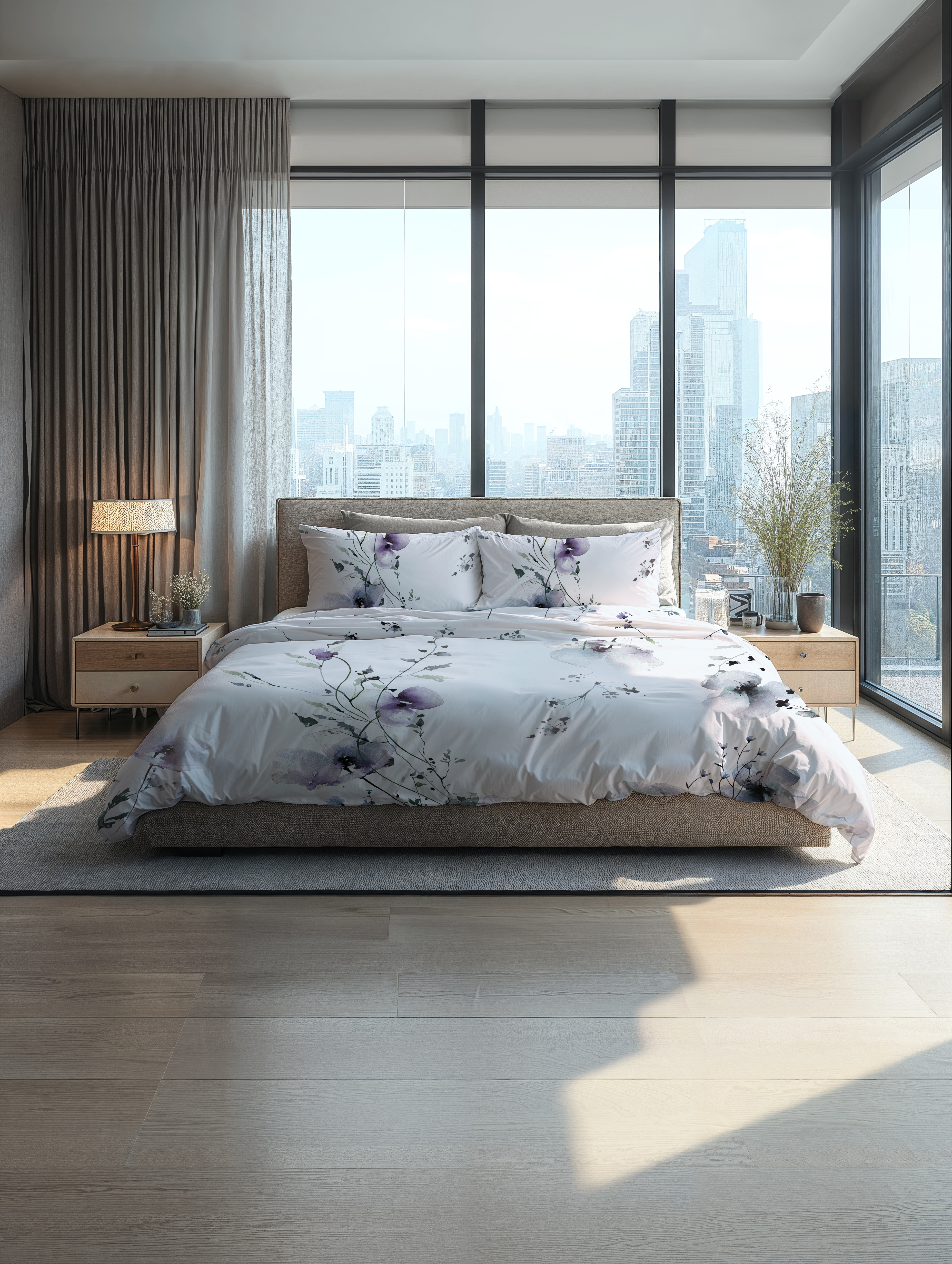 Heckettlane Bettwäsche ca. 135x200cm in Farbe White