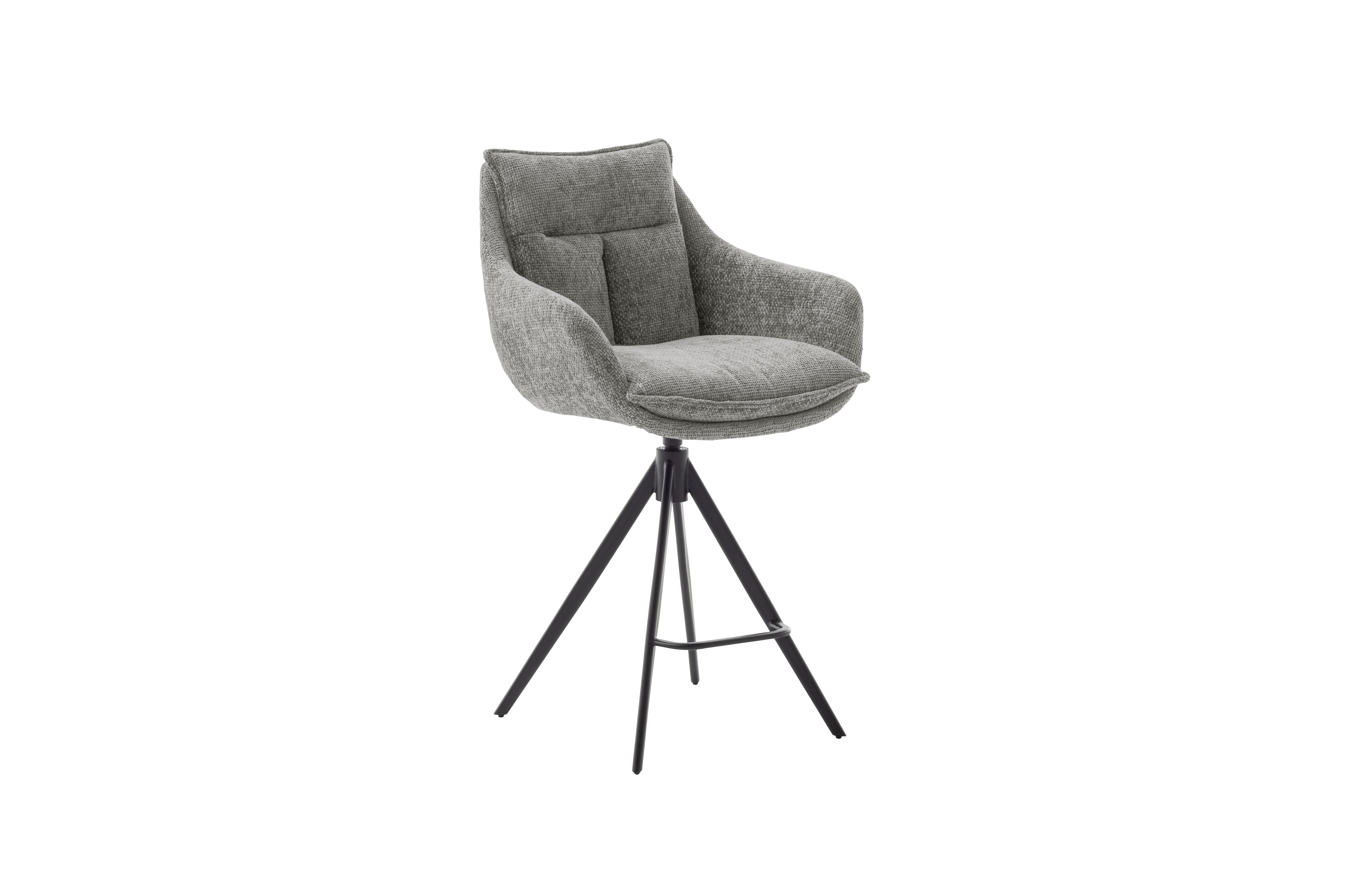 MCA Furniture Tresenstuhl PARKER in Stoff anthrazit
