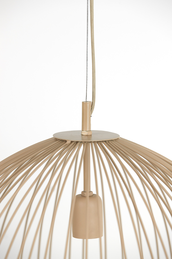Light & Living Hängeleuchte RILANA Durchm. 34x35cm in beige matt