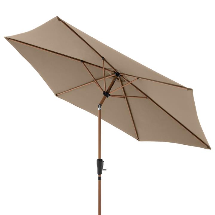 Doppler Kurbelschirm LIFE LIFT in Farbe greige Doppler Kurbelschirm LIFE LIFT in Farbe greige, Baldachin, Regenschirm, Wohnen, Terrasse, Sonnenschirm