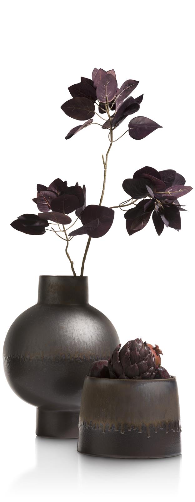 Coco Maison Blumentopf Lara 48015-GRY H17cm 