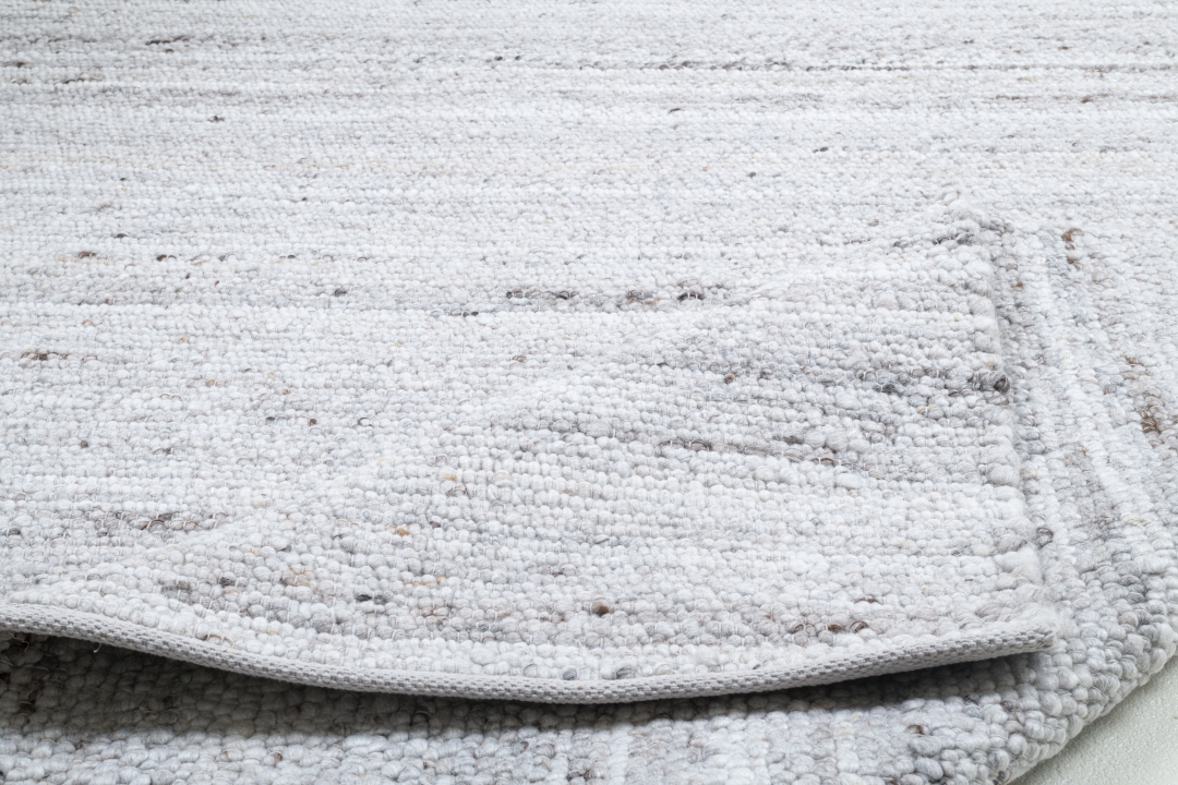 Theo Keller Handwebteppich Paula ca. 130x200cm in Farbe Light Grey