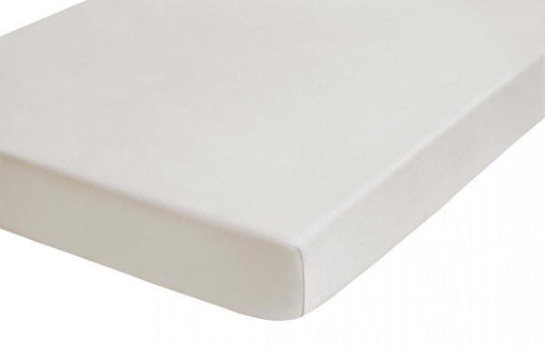 Spannbetttuch Biber in ca.90-100x200cm grau