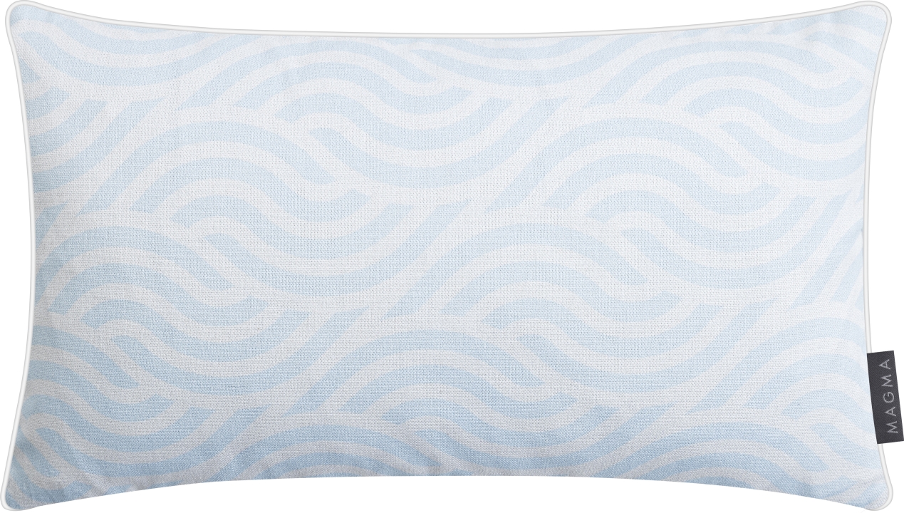 Magma Heimtex Kissenhülle ONDA 30x50cm in Farbe himmelblau