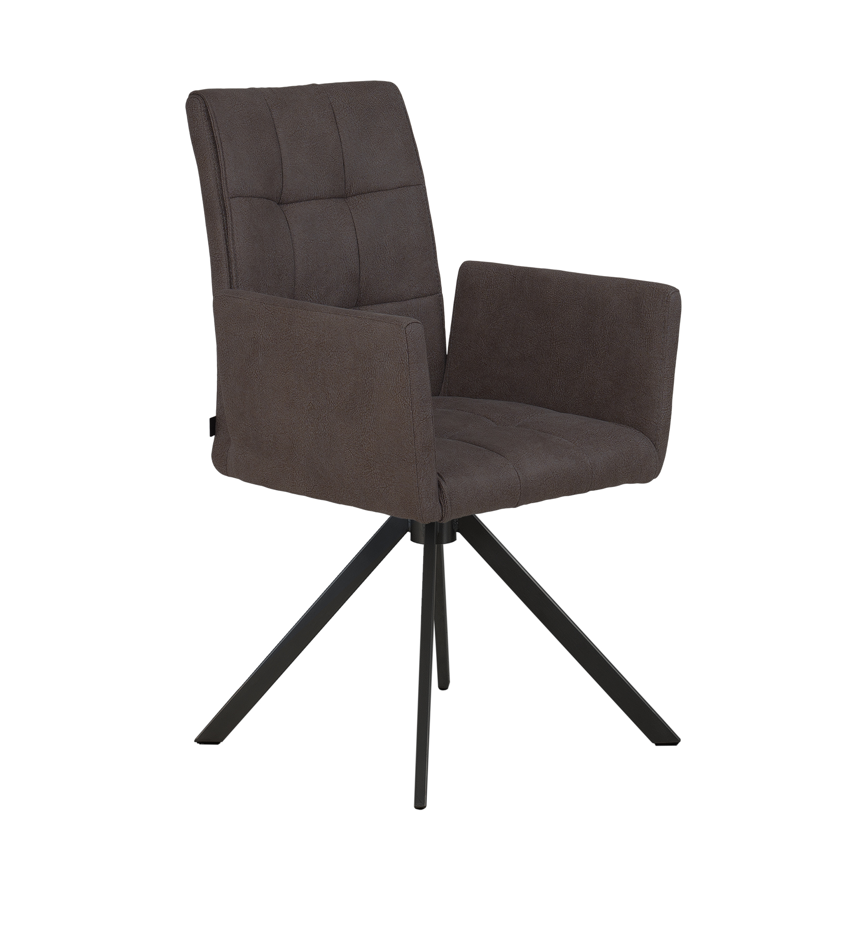 Interliving Armlehnstuhl IL5104 in Sitz Microfaser braun