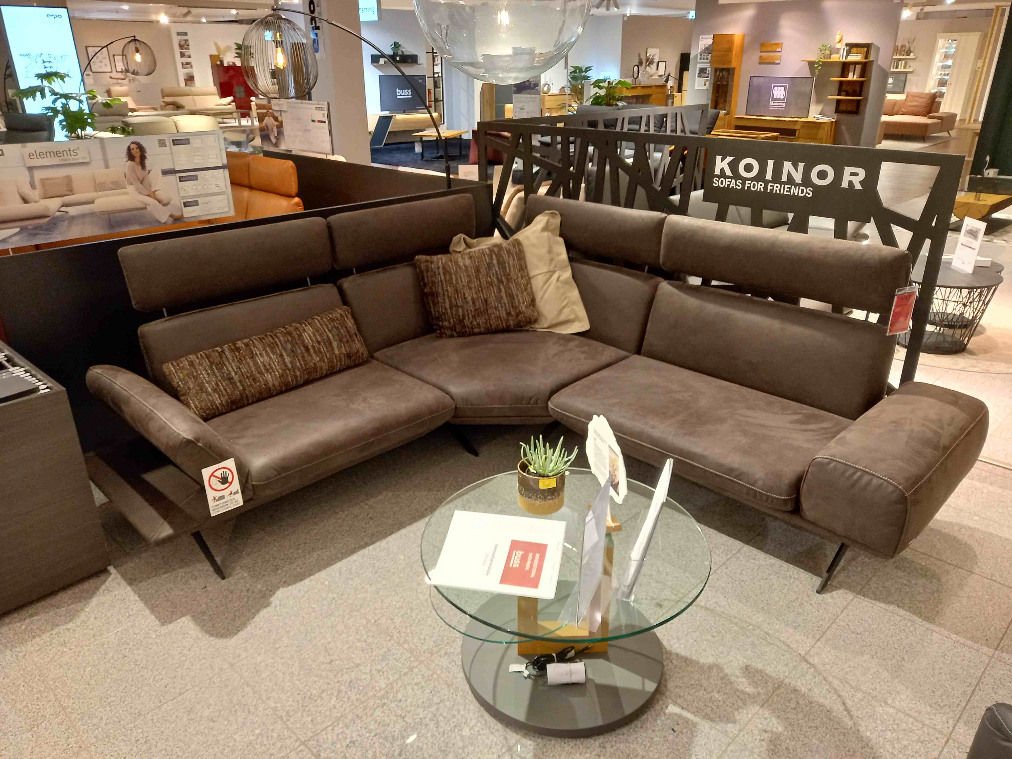 Koinor Polstergruppe ELEMENTS in Stoff 13 Bison 89