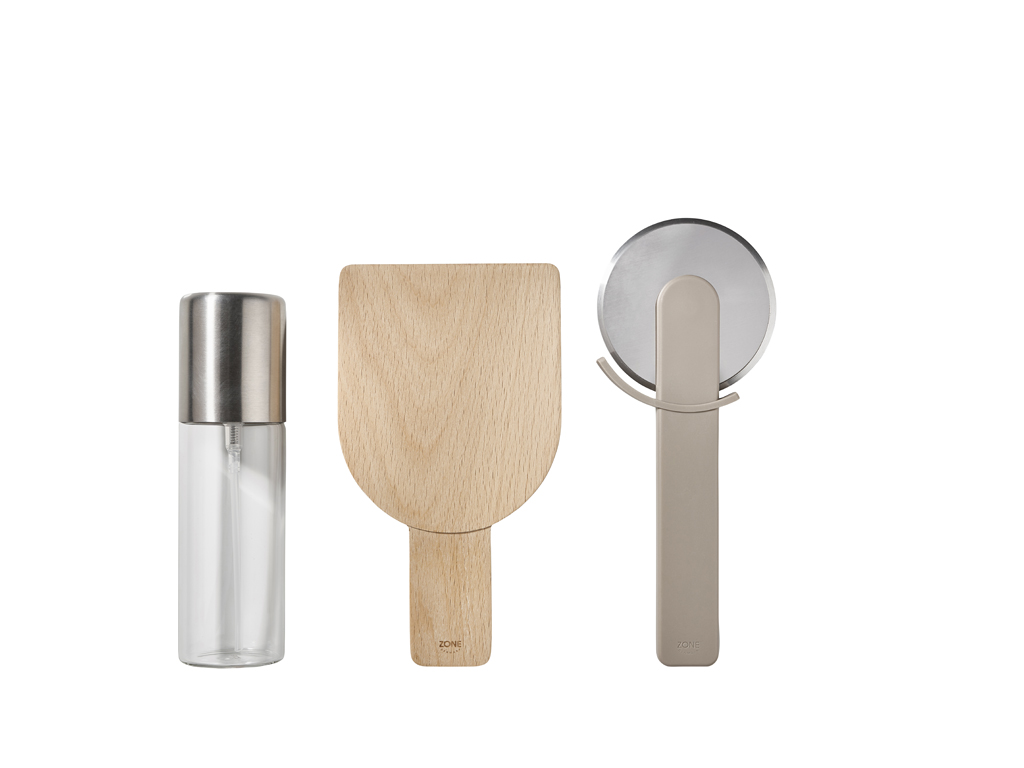 F&H Pizzaset ZONE DENMARK SINGLES in Farbe Braun